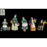 Collection of Royal Doulton Figures (5) Five in Total,