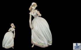 Lladro - Tall and Impressive Ltd Edition Hand Painted Porcelain Figure ' The Glass Slipper ' Model