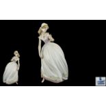 Lladro - Tall and Impressive Ltd Edition Hand Painted Porcelain Figure ' The Glass Slipper ' Model