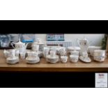 A Spode Golden Gallery (Y8187) Tea Service Approx 94 Pieces to include, 8 coffee cups and 8 saucers,