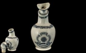 Victorian Advertising Interest. Earthenware Inhaler, Made by S. Maw Son & Thompson, Decorated with