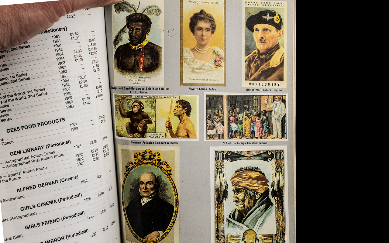 Cigarette Cards Extensive mostly old time hoard in large shoe box full to the brim all in plastic
