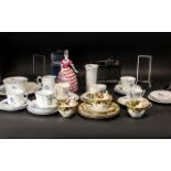 Collection of Porcelain and Pottery, comprising 'Victoria' tea set comprising five cups, 12 saucers,