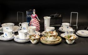 Collection of Porcelain and Pottery, comprising 'Victoria' tea set comprising five cups, 12 saucers,