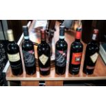 Excellent Selection of Vintage Red Wines ( 6 ) Bottles In Total.