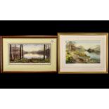 Judy Boyes Pencil Signed Print of Grasmere, framed and glazed, 19 inches (app.47.