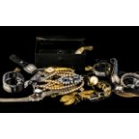 Collection of Vintage Costume Jewellery & Watches,