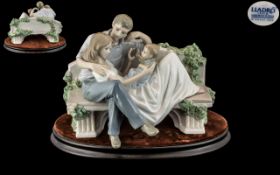 Lladro - Fine Hand Painted Porcelain Figure Group ' A Priceless Moment ' Model No 8056.