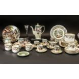 Collection of Pottery & Porcelain including Japanese 'Klimax' hand painted coffee can, sugar bowl,