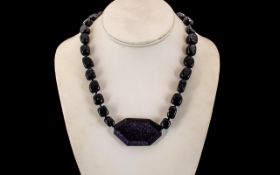 Lola Rose Modern Beaded Necklace, with large centre stone. New condition with tags.