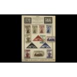 Stamp Interest Extensive Old Time Europe Collection on 7 album leaves, mainly mint, + used just a