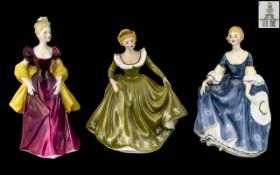 Three Royal Doulton Figures, Hilary, HN2335, 8 inches high, Lorette, HN2337,