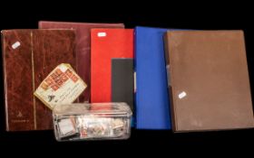 A Collection of Assorted Stamp Albums.