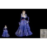 Coalport - Fine Bone China Hand Painted Figurine ' Ladies of Fashion ' Anne ' Figurine of the Year