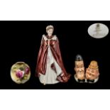 Royal Worcester Porcelain Figure of Her Majesty the Queen, in celebration of her 80th birthday.