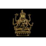 Antique Sino Tibetan Bronze Buddha