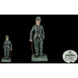 Royal Doulton Charlie Chaplin Figure, HN2771, hand made and hand painted,