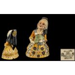 Shorter & Son Staffordshire Doyly Carte Opera Co Hand Painted Ceramic Character Jug of Large Size.