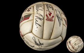 Liverpool Football Club Interest - Signed Liverpool FC Golden Goal Football,