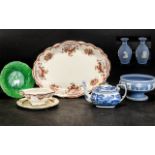 A Misc Collection of Pottery Items consisting of Copeland Spode Teapot,