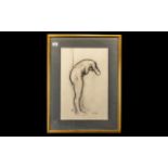Framed Nude Sketch by David Codling.