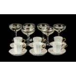 Wedgwood White Coffee Set,