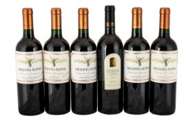 Montes Alpha 2006 Excellent Collection of Vintage Cabernet Sauvignon Bottles of Red Wine ( 6 )