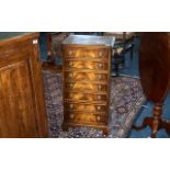 A Late 20th Century Mahogany Sheet Music Cabinet,