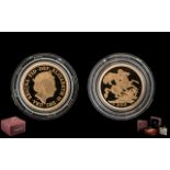 Royal Mint United Kingdom Ltd and Numbered 22ct Gold 2018 Proof Struck Sovereign. Weight 7.