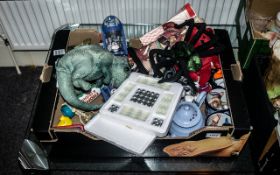 Collection of Miscellaneous Toys & Games, comprising Disney metal teapot and mugs; Playmobile