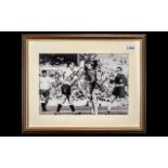 Football Interest - Signed Photograph of David Mackay, framed and mounted behind glass.