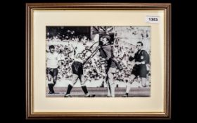 Football Interest - Signed Photograph of David Mackay, framed and mounted behind glass.