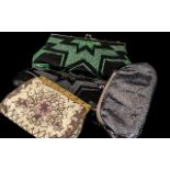 Four Vintage Designer Ladies Hand-Bags. Please See Photo.