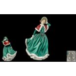 Royal Doulton Classics Hand Painted Porcelain Figure ' Christmas Day 2001 ' HN4315. Designer N.