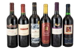 Excellent Collection of Assorted Vintage Red Wines From Australia ( 6 ) Bottles In Total,