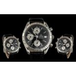 Omega Speedmaster Panda Gents Iconic Automatic Chronograph Wrist Watch.