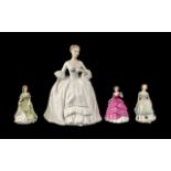 Royal Doulton Figurine 'Kelly' HN 3222, elegant in white,