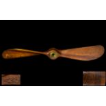 Early 20th Century Miniature Propeller (sample or prototype), very fine detailed,