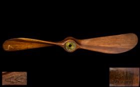 Early 20th Century Miniature Propeller (sample or prototype), very fine detailed,