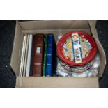 A Box Containing a Large Quantity of World Stamps look to be mostly mid to 20th century.