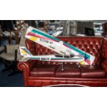 Radio Controlled Model Aeroplane, 52 inches (130cms) long, wingspan 60 inches (150cms); along with