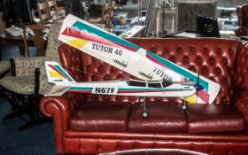 Radio Controlled Model Aeroplane, 52 inches (130cms) long, wingspan 60 inches (150cms); along with