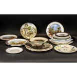 A Mixed Collection of approx 25 cabinet plates.