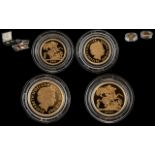 2007 Royal Mint Gold Proof Set of Sovereign and Half Sovereign, depicting George & the Dragon,
