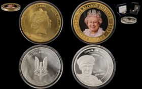 Westminster Diamond Jubilee Super size Proof-like Ltd Edition Copper with 24ct Gold Plating 5