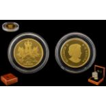 Royal Canadian Mint Maple Leaf 200 Dollars 24ct Gold Coin - Date 2015. Gold Fineness 999.