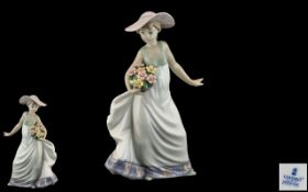 Lladro - Hand Painted Porcelain Figure ' Carefree ' Model No 5790. Designer Regino Torrijos.