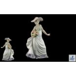 Lladro - Hand Painted Porcelain Figure ' Carefree ' Model No 5790. Designer Regino Torrijos.