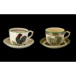 Pair of Adams Breakfast Cups and Saucers