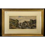 Charles Rowbotham Signed Watercolour Dra